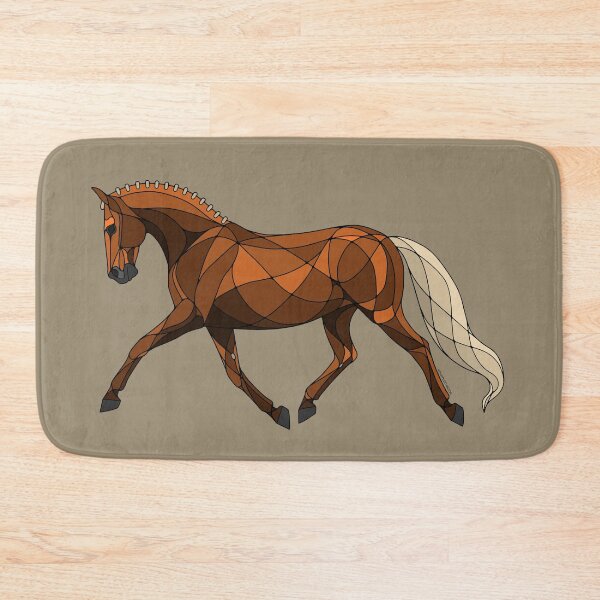 Item preview, Abstract Trotting Chestnut Dressage Horse designed and sold by DappledMoon.