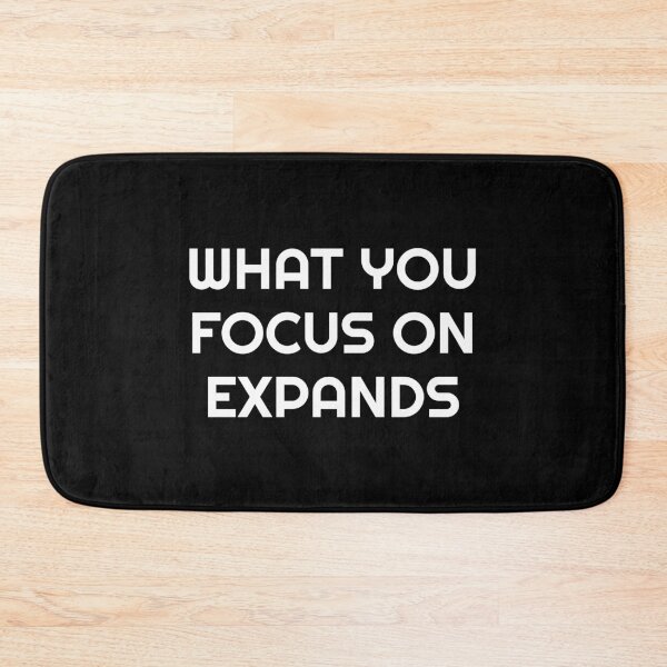 Item preview, Focus quotes - what you focus on expands - Buddhism designed and sold by Inspirationmotivation.
