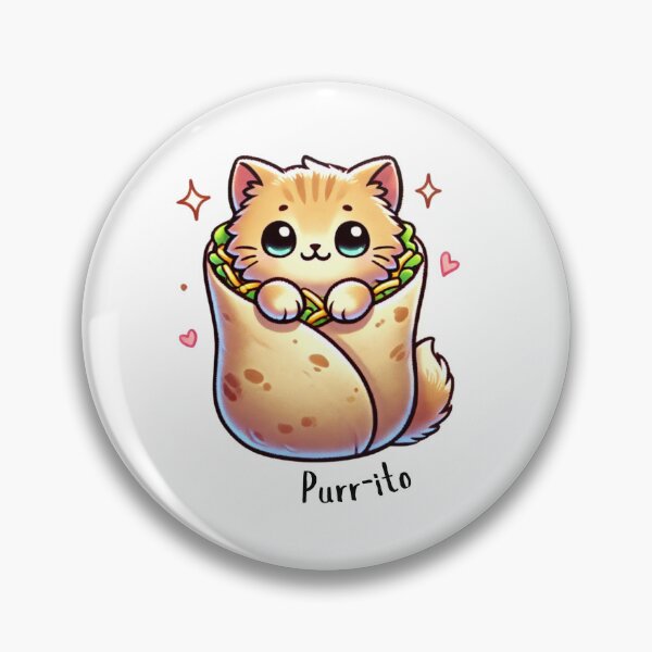 Item preview, Purr-ito designed and sold by Sticker-mama.