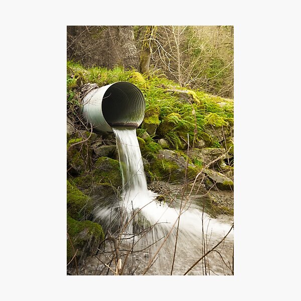 Item preview, Man-Made Waterfall in Lush Forest designed and sold by BirdsEyePhoto.