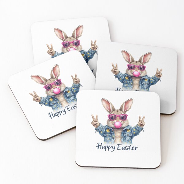 Item preview, Cool Easter Bunny with Sunglasses and Bubble Gum Gifts designed and sold by Maniutek.