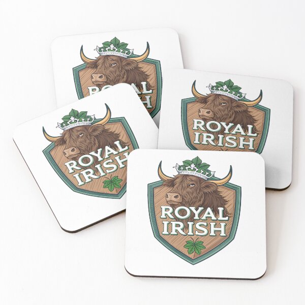 Item preview, Royal Irish Highland Cow Crown T-Shirt Funny St. Patrick's Day Gift designed and sold by AnnDesignStudio.
