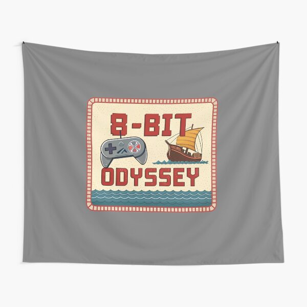 Item preview, 8-Bit Odyssey - Retro Video Game designed and sold by Lucky Dog Merch.