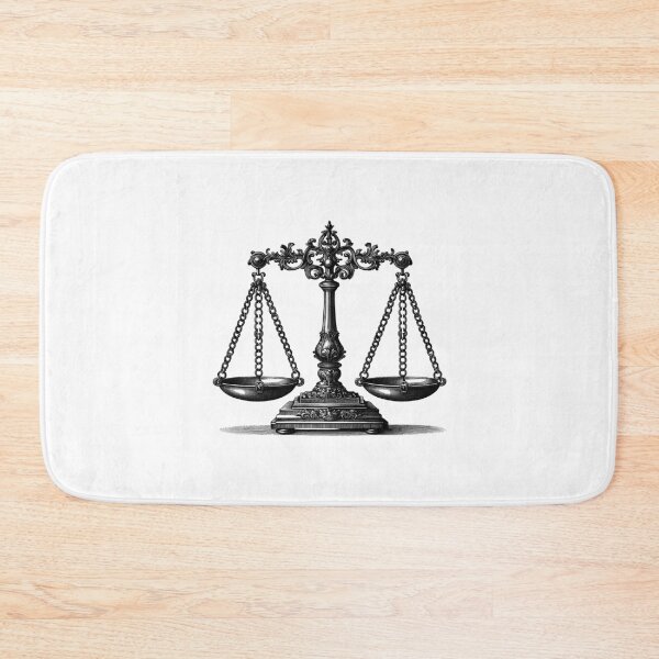 Item preview, Symbol of Law Empty Scales of Justice Standing designed and sold by NTGUILTY.