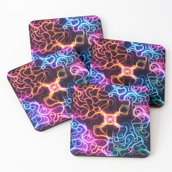 Item preview, Abstract Digital Neon Neuronal Synapse designed and sold by OneMillionSpot.