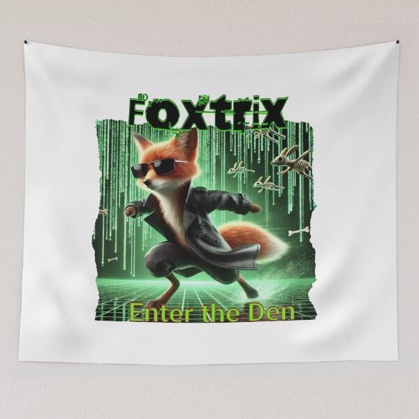 Item preview,  The Foxtrix – Enter the Den | Matrix-Inspired Fox Design designed and sold by MTeesGA.