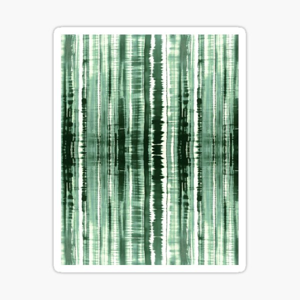 Item preview, Shibori Tie Dye Stripe Greens designed and sold by Nina May Designs.
