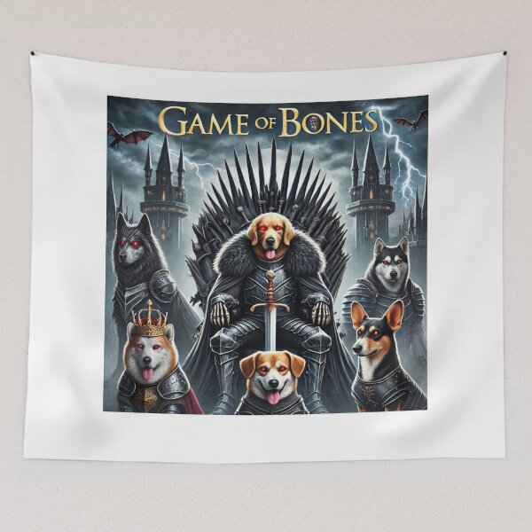 Item preview, Game of Bones – Canine Kingdom’s Throne Battle designed and sold by MTeesGA.