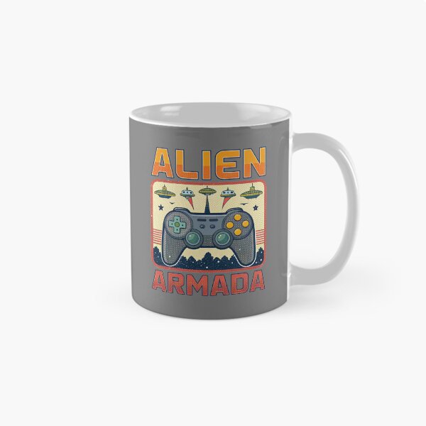 Item preview, Alien Armada - Retro Video Game designed and sold by Lucky Dog Merch.