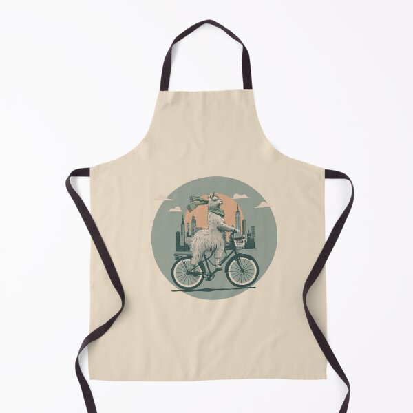 Item preview, Lama on bike designed and sold by Fixelgraphic.