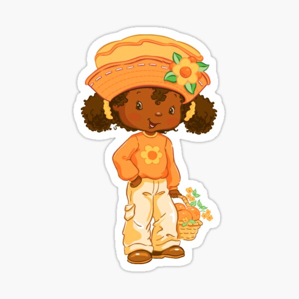 Item preview, cute girl  orange blossom designed and sold by Thikra-Store.