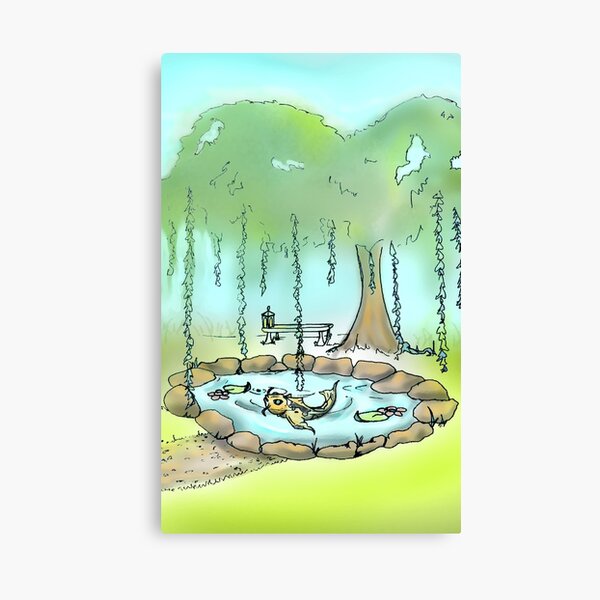 Koi Pond Canvas Print