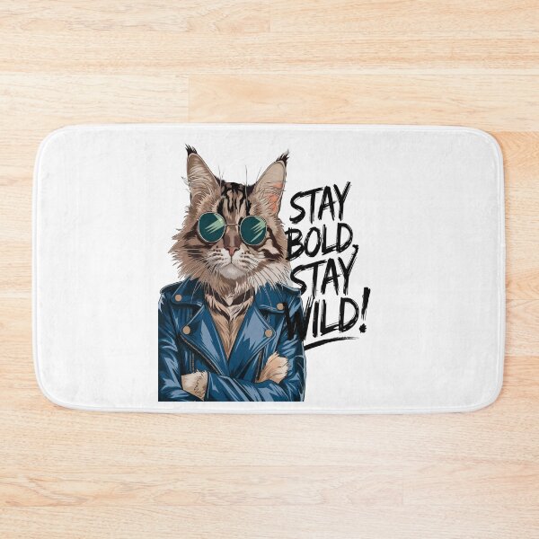 Item preview, Stay Bold, Stay Wild – Majestic Maine Coon Art designed and sold by Petpixy.