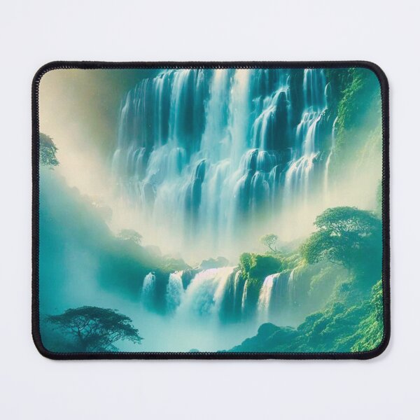 Item preview, Majestic waterfall - natural wonder in magical light designed and sold by M-Masterpieces.