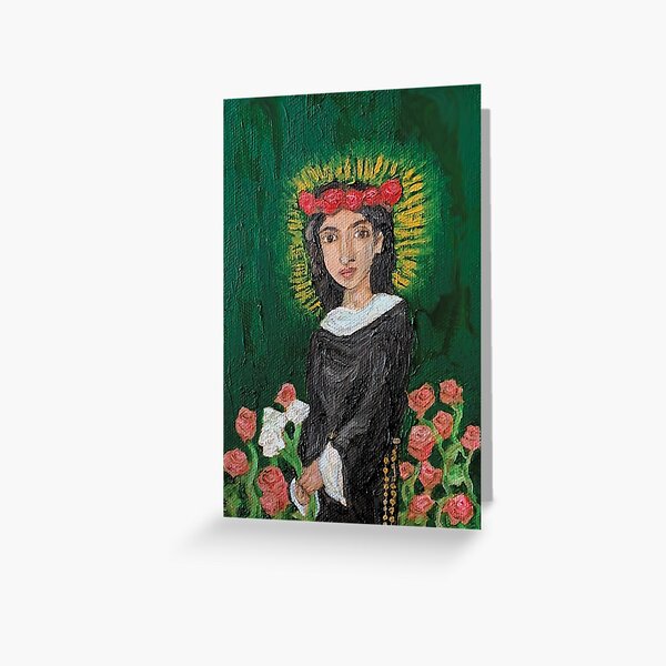 Item preview, St. Rose of Lima  designed and sold by HeartofanArtist.