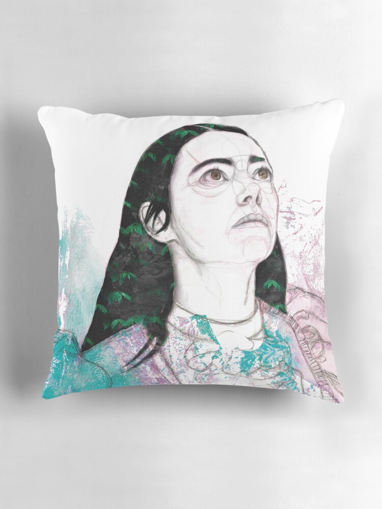 Thumbnail 3 of 4, Pillow, Illustration by Bella Baxter, Poor Creatures. Emma Stone designed and sold by maitesanchezart.