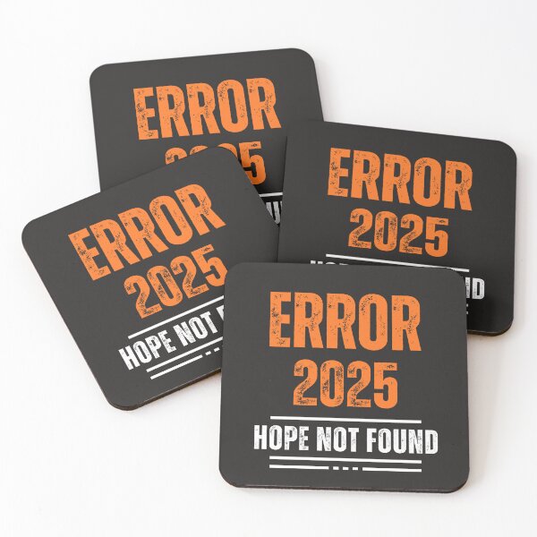 Item preview, „ERROR 2025: Hope Not Found“ – Glitch Tech Geek Tee Funny designed and sold by Merchdusa.