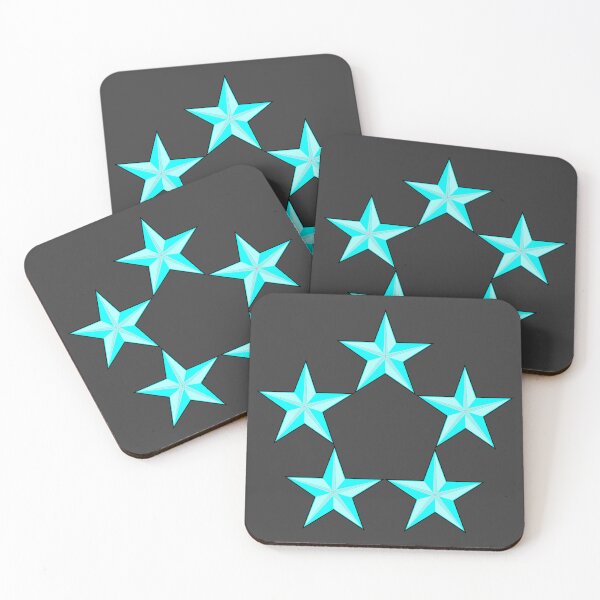 Item preview, 5 Star Ice Blue designed and sold by dbgraphixstudio.