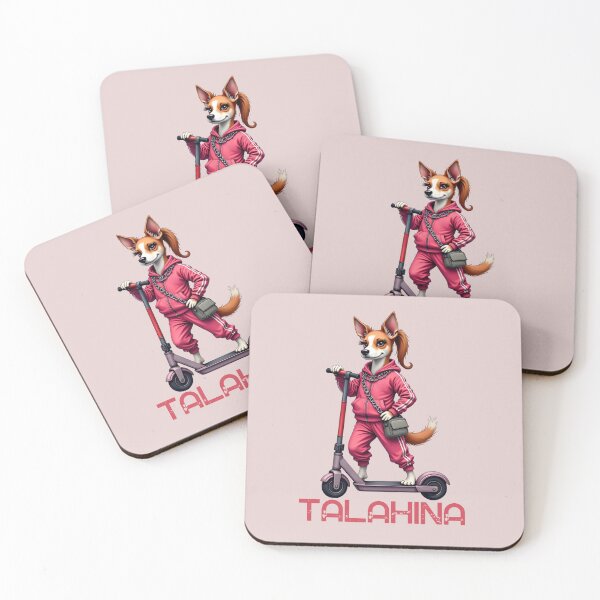 Item preview, Talahündin: funny dog design with e-scooter Talahina designed and sold by RetroTraveller.