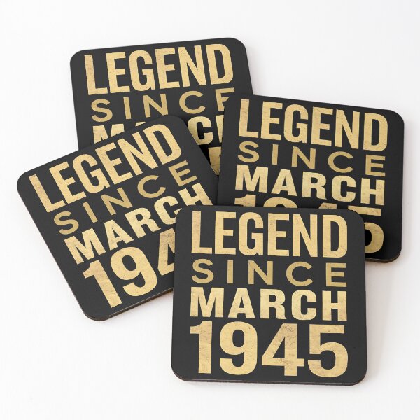 Item preview, Legend 1945 80th Birthday Gifts for Men Women 80 Year Old, Legend Since March 1945 Vintage Birthday designed and sold by BLZART.