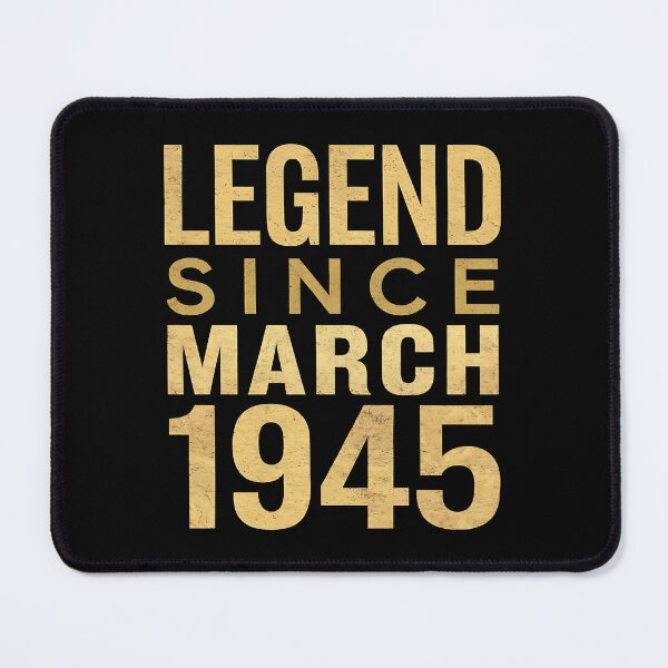 Item preview, Legend 1945 80th Birthday Gifts for Men Women 80 Year Old, Legend Since March 1945 Vintage Birthday designed and sold by BLZART.