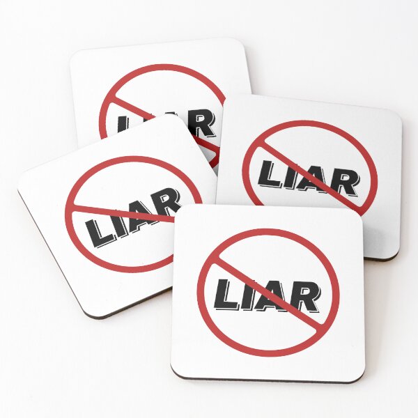 Item preview, Prohibited Liar Sign, Black, Red, White Signage, Truth designed and sold by AASparksDesigns.