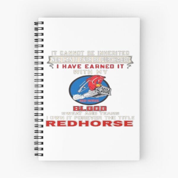 Item preview, 203d RED HORSE OATH designed and sold by Rdhorsevabch203.