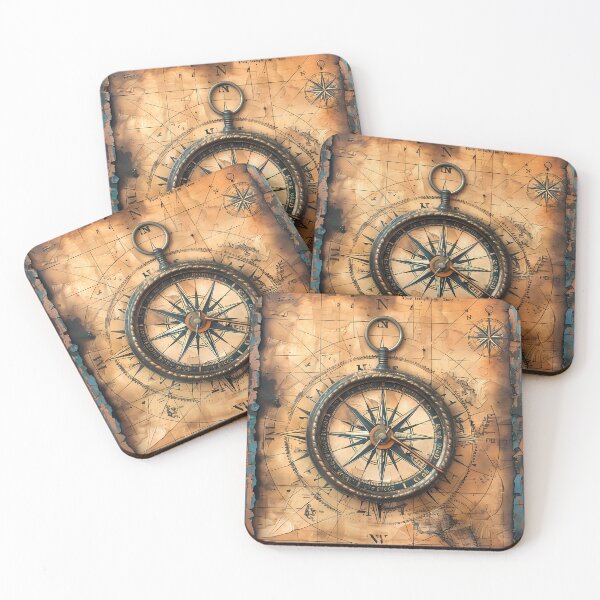 Item preview,  Vintage Compass, Vintage Travel Essentials, Junk Journal, Traveler's Equipment , Scrapbook, Vintage Ephemera designed and sold by ExploreElegance.