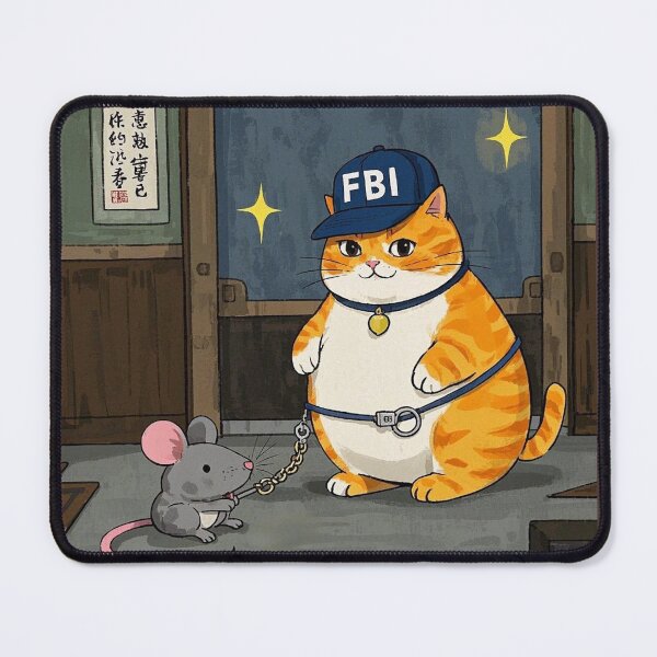 Item preview, special agent ginger cat designed and sold by artsmeow.