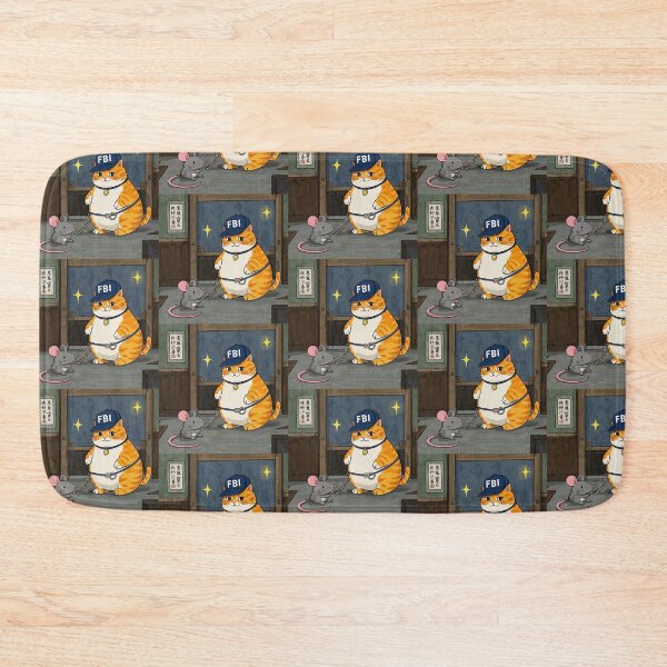 Item preview, special agent ginger cat designed and sold by artsmeow.