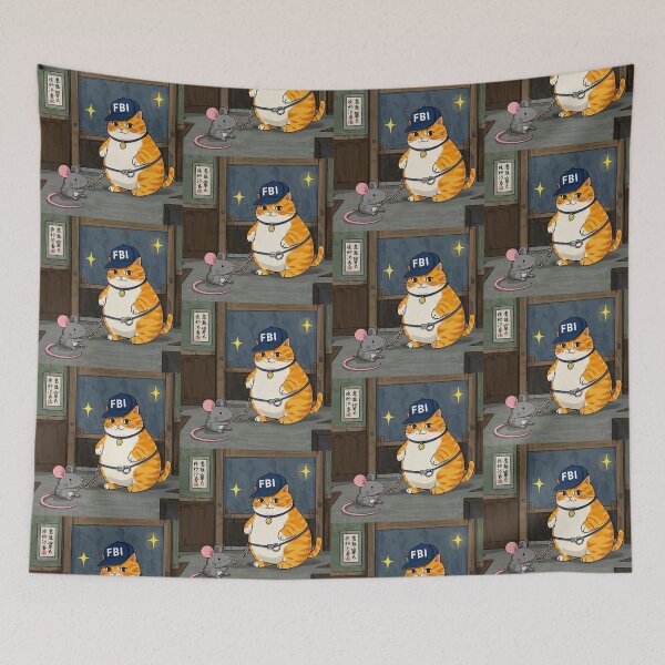 Item preview, special agent ginger cat designed and sold by artsmeow.