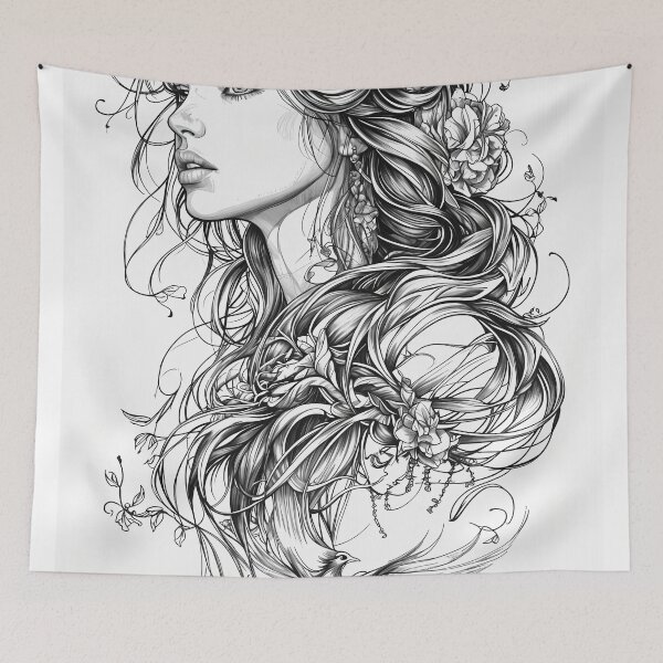 Item preview, Ethereal Muse of Nature designed and sold by oanaunciuleanu.