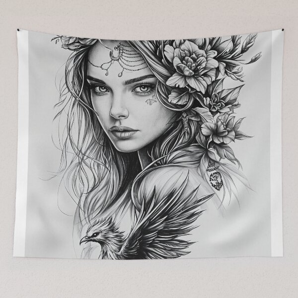 Item preview, Ethereal Muse of Nature designed and sold by oanaunciuleanu.