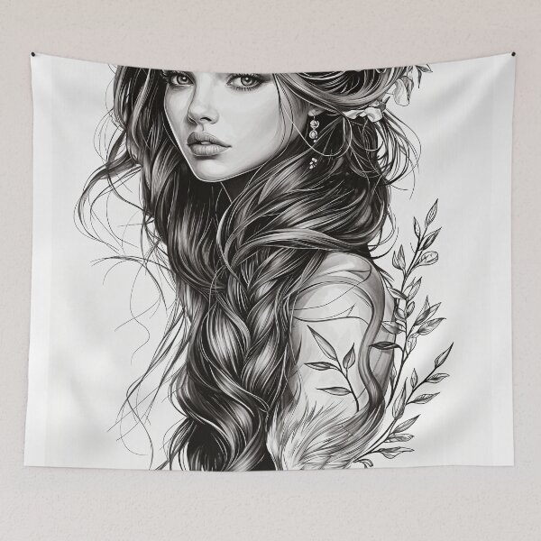 Item preview, Ethereal Muse of Nature designed and sold by oanaunciuleanu.