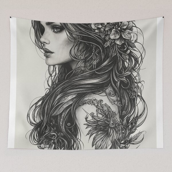 Item preview, Ethereal Muse of Nature designed and sold by oanaunciuleanu.