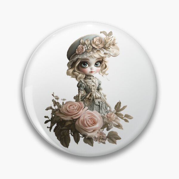 Item preview, Elegant Victorian Doll with Roses designed and sold by lylange.