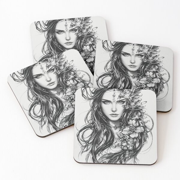 Item preview, Ethereal Muse of Nature designed and sold by oanaunciuleanu.