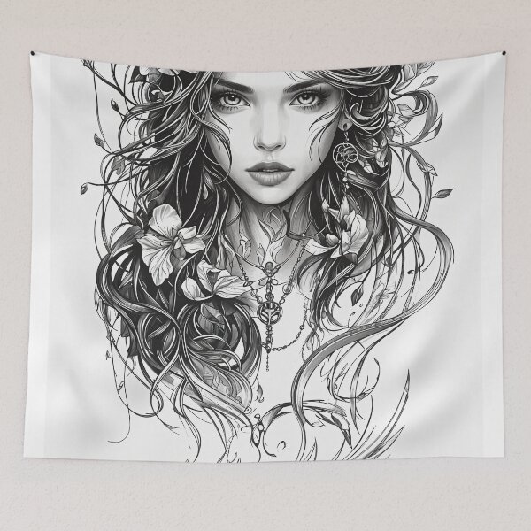 Item preview, Ethereal Muse of Nature designed and sold by oanaunciuleanu.