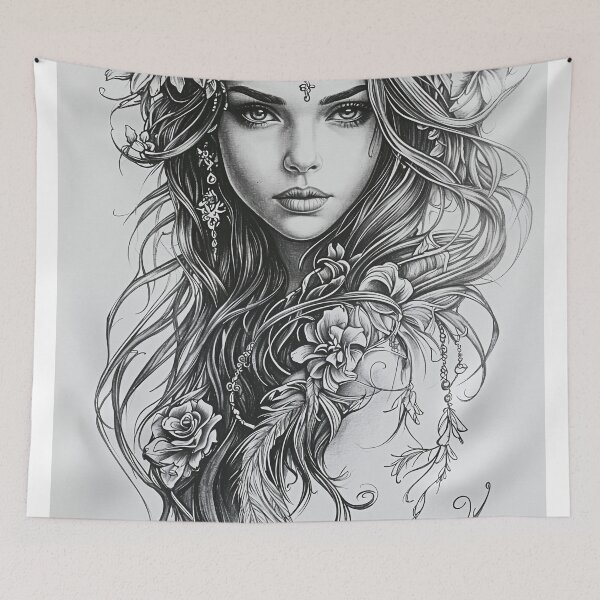 Item preview, Ethereal Muse of Nature designed and sold by oanaunciuleanu.