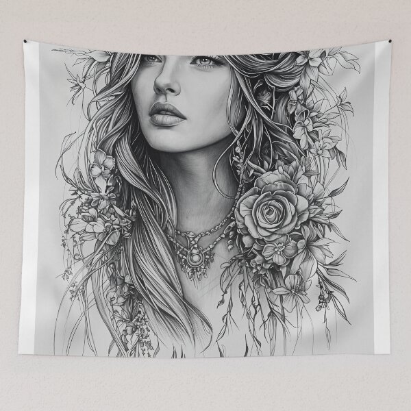 Item preview, Ethereal Muse of Nature designed and sold by oanaunciuleanu.