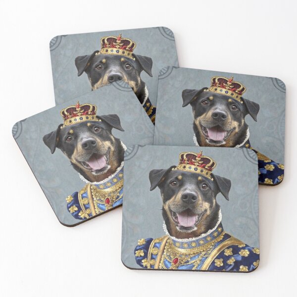 Item preview, Regal Rottweiler in Royal Attire – Renaissance Dog Portrait designed and sold by NuttyAnimals.