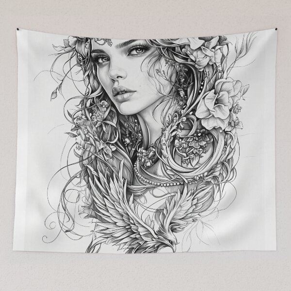 Item preview, Ethereal Muse of Nature designed and sold by oanaunciuleanu.