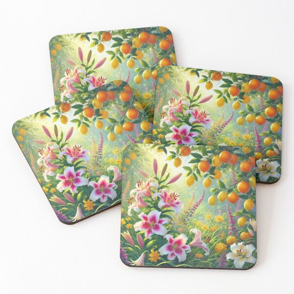 Item preview, Dreamy Lily and Citrus Vibes designed and sold by annenambiro.