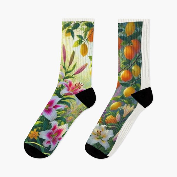 Item preview, Dreamy Lily and Citrus Vibes designed and sold by annenambiro.