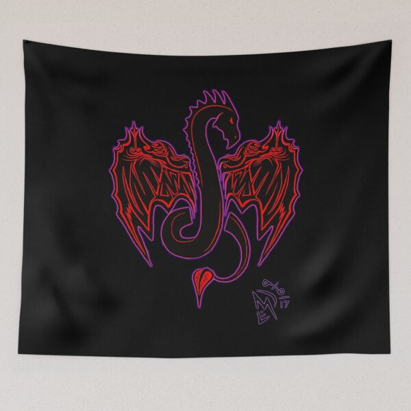 Item preview, Dragon - Print - Neon designed and sold by CRASH-MATT.
