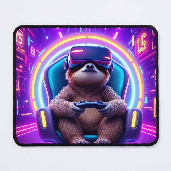 Item preview, Chill Gamer Sloth designed and sold by roxysnextgenart.