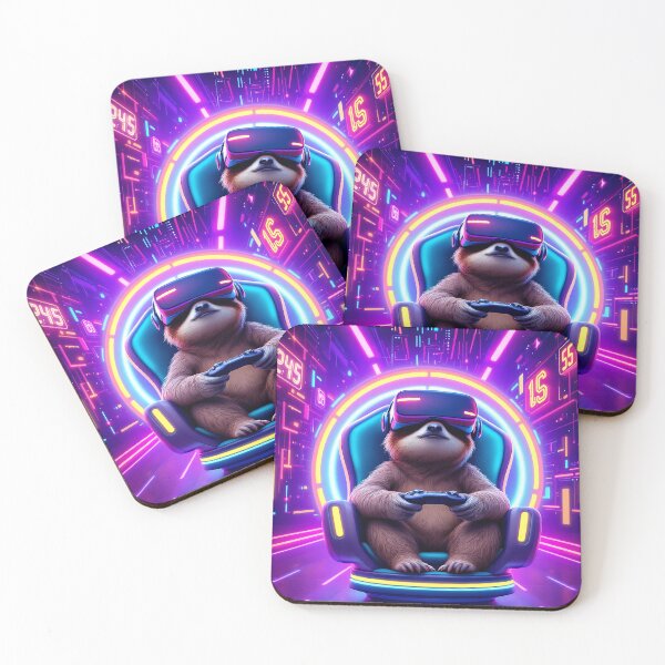 Item preview, Chill Gamer Sloth designed and sold by roxysnextgenart.