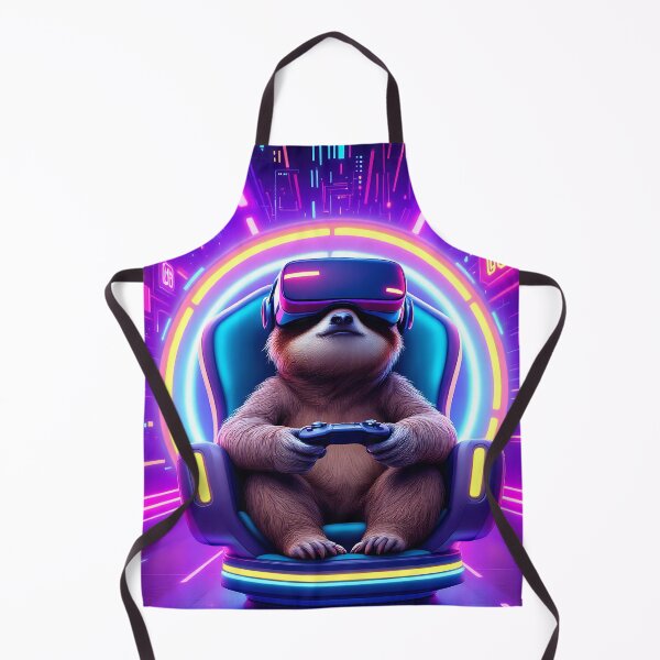 Item preview, Chill Gamer Sloth designed and sold by roxysnextgenart.