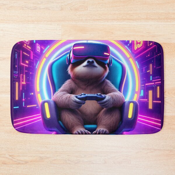 Item preview, Chill Gamer Sloth designed and sold by roxysnextgenart.