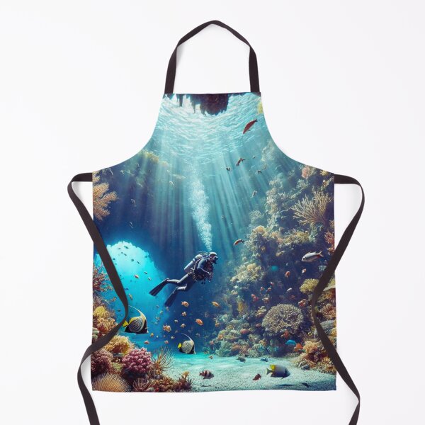 Item preview, Secrets of the Depths – Divers in a Mystical Underwater Cave designed and sold by M-Masterpieces.